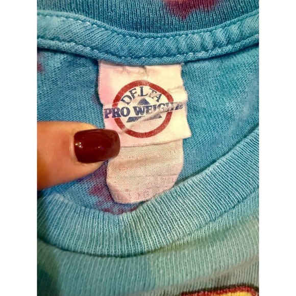 Vintage Led Zeppelin 1975 Tour Tie-Dye Band Tee Delta Pro Weight Collectible XL - Picture 7 of 12